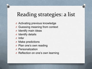 Retrieve Strategy Reading Reading strategies quest | PPTX