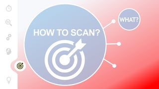 HOW TO SCAN?
 
