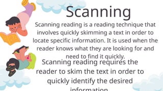Reading Perusing Scanning Differences Reading Styles Presentation, skimming, scanning.pptx
