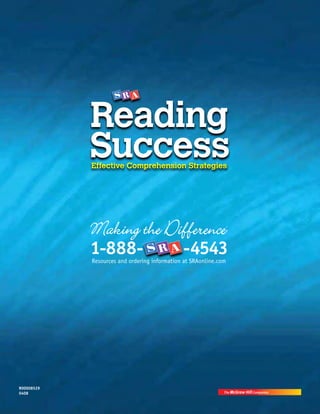 Effective Comprehension Strategies
Reading
Success
R00008529
0408
 
