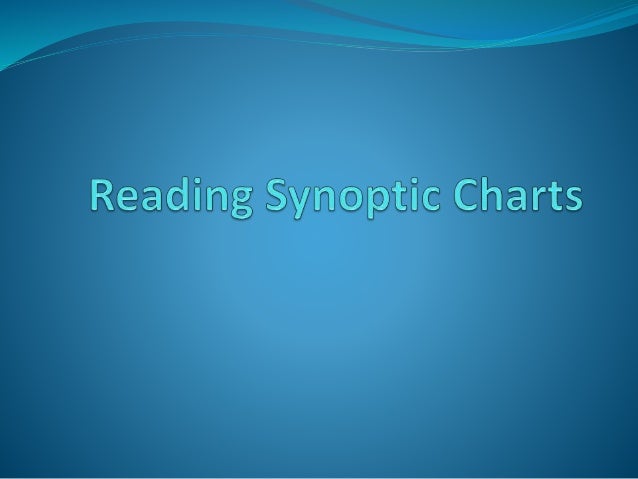 Synoptic Chart Explained