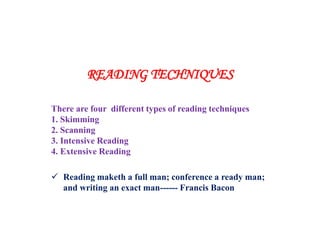READING TECHNIQUES.pptx by CP Reddy.pptx
