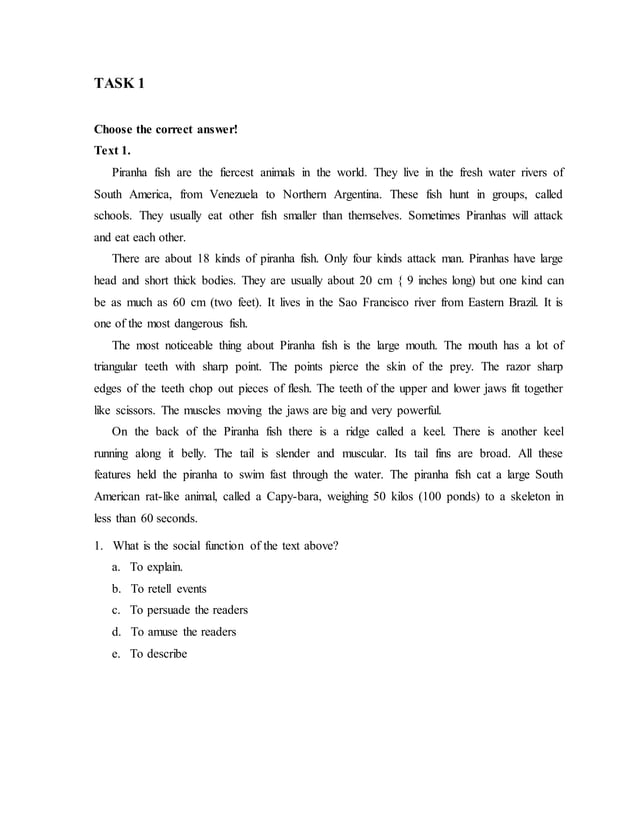 Reading test | PDF