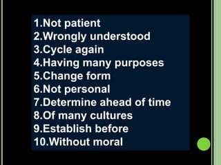 On the next slide, identify the word being described. Use the appropriate prefix for the description. Write your answer on a sheet of paper.