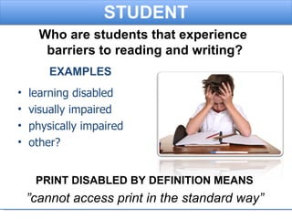 Assistive Technology Reading and Writing Tools | PPT