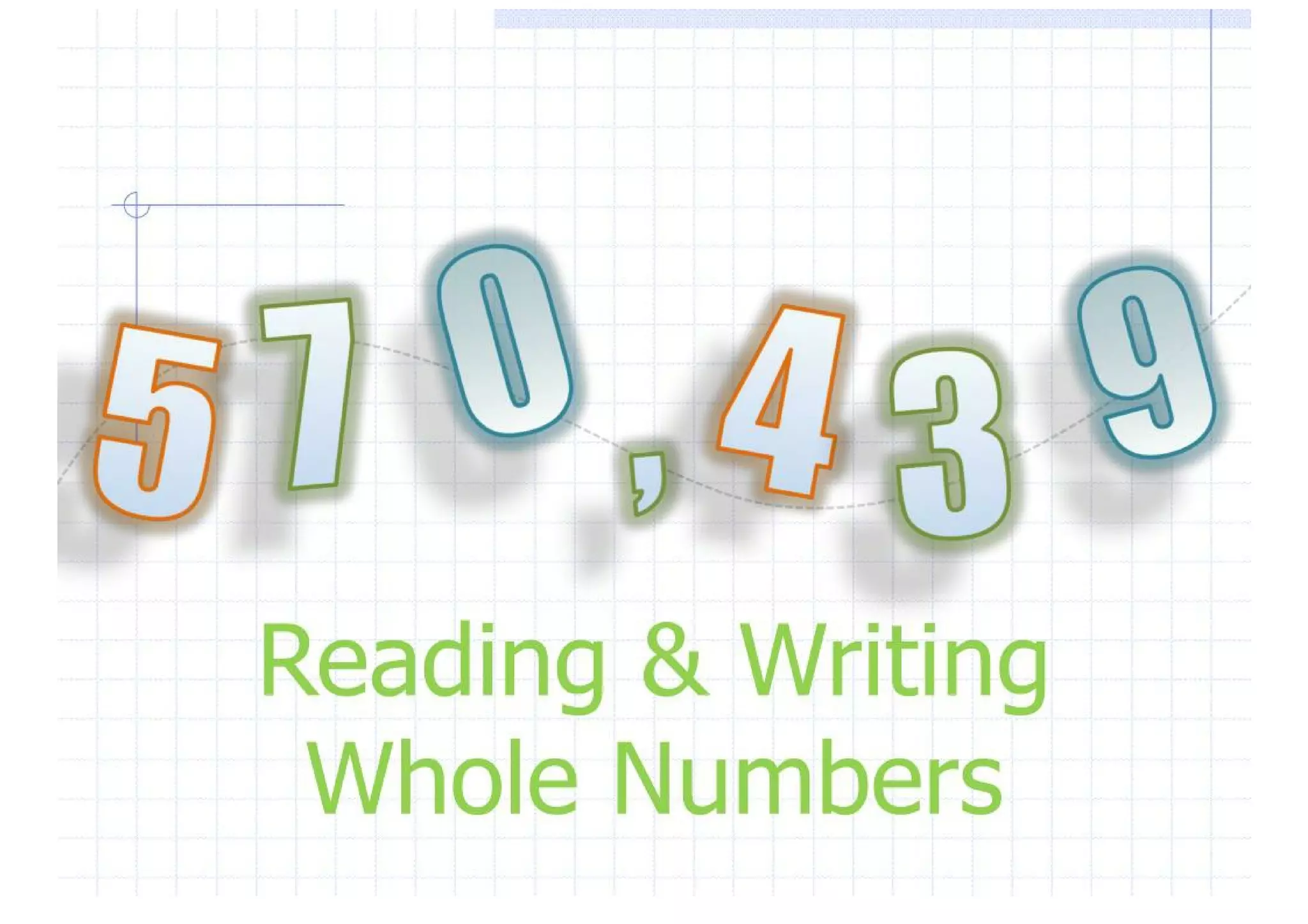 Reading & Writing Whole Numbers PPT