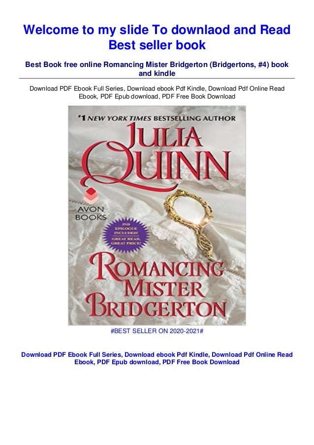 [READ IN ^>PDF Romancing Mister Bridgerton (Bridgertons, 4) >BOOK]