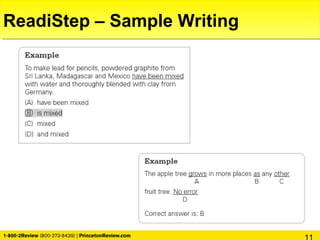 ReadiStep – Sample Writing
 