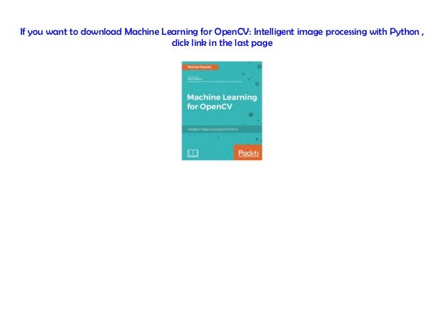 opencv machine learning