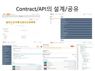 Contract/API의 설계/공유
 