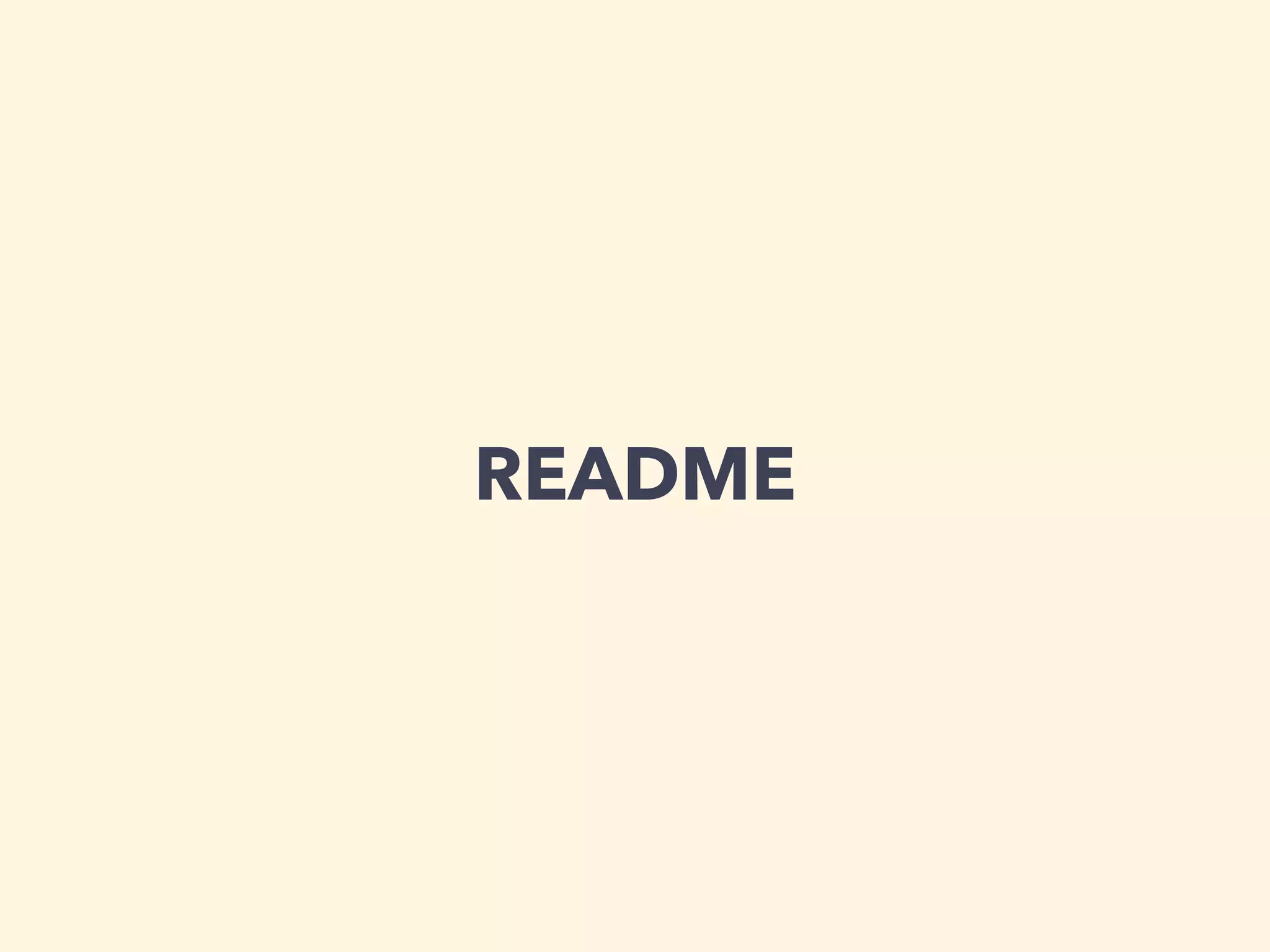 README 
 