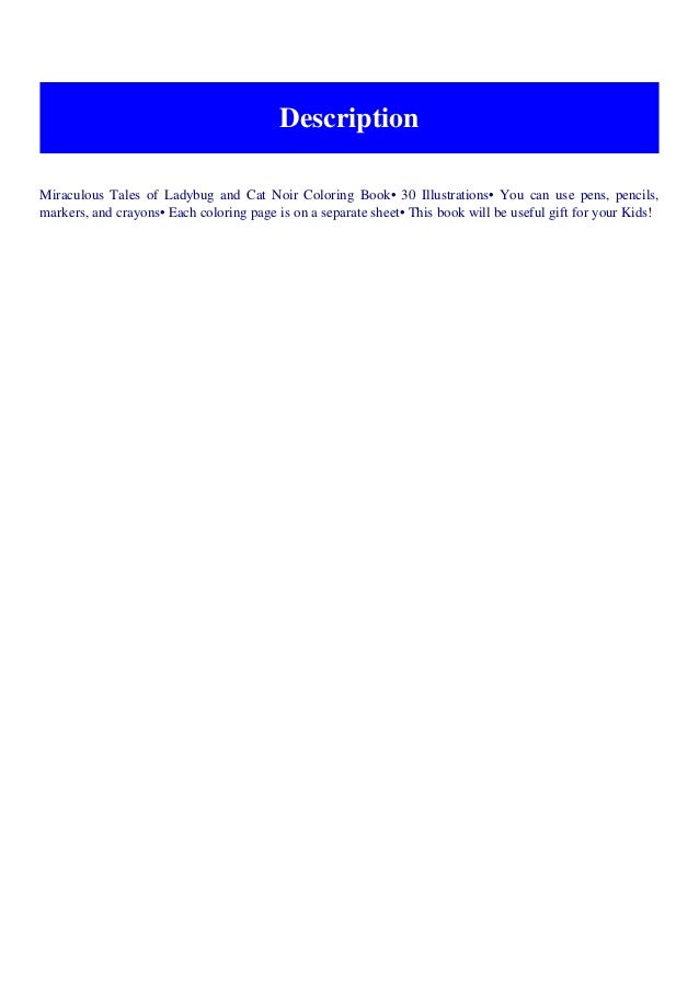 Download Read Miraculous Tales Of Ladybug And Cat Noir Coloring Book Wonderful