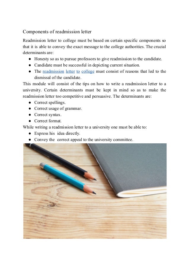 Readmission essay