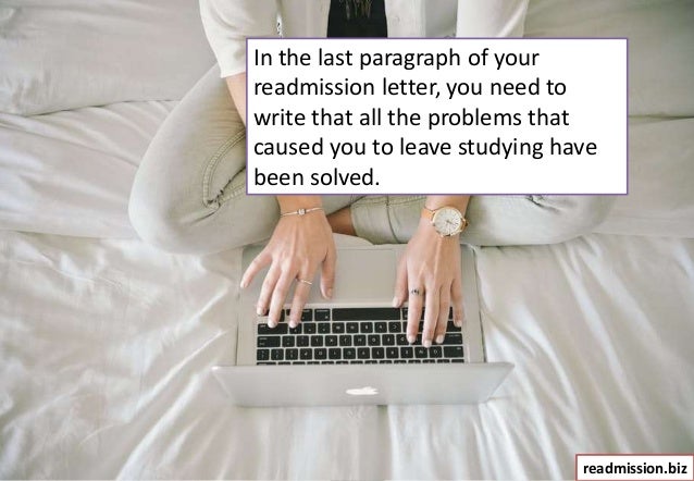 How to write a college readmission letter
