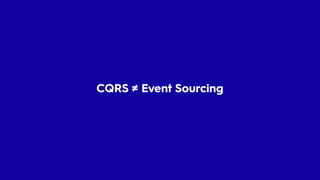 CQRS
Mixujte DB
Handler
Vyhledávání
90% Systému
 