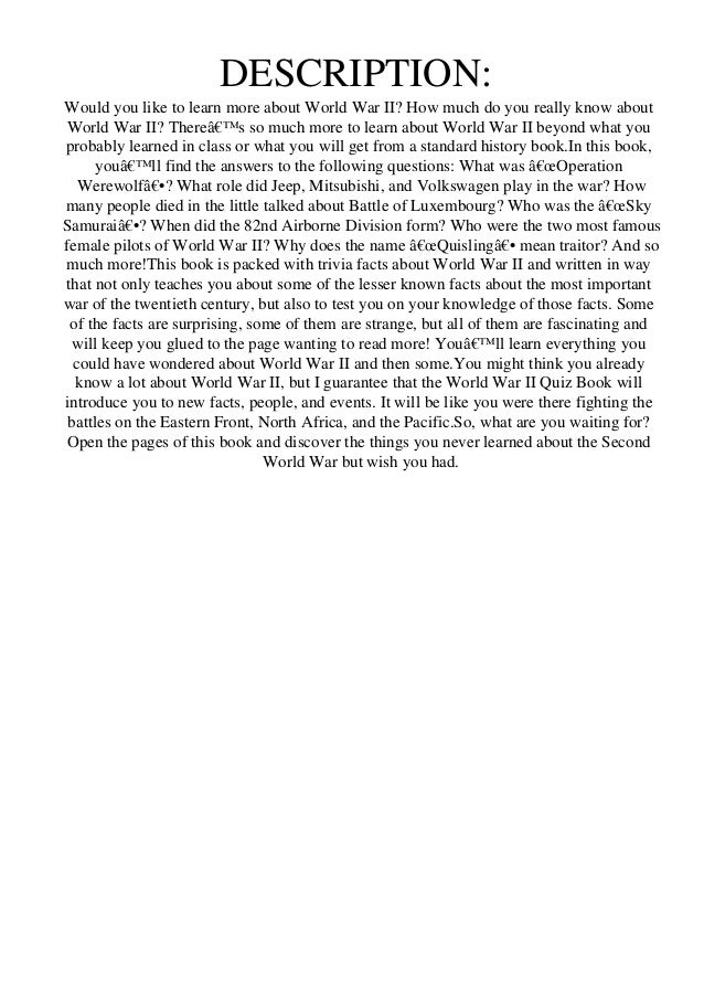 Read Online Did You Know This About World War Ii The Most Interesting