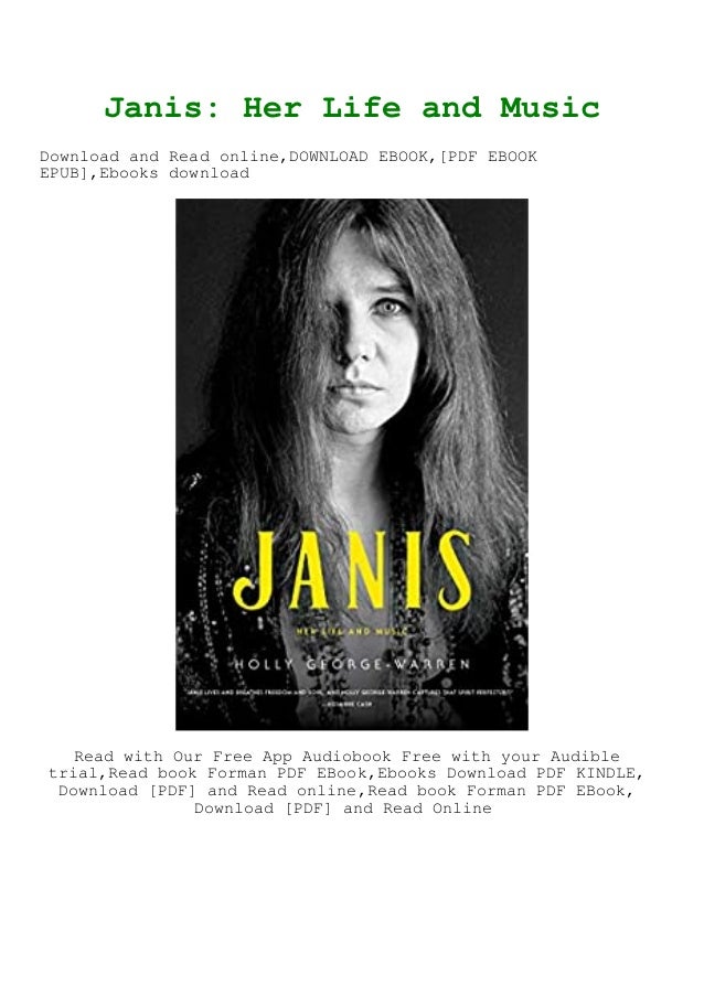Read Online Janis Her Life And Music Download E B O O K