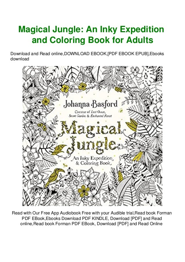 Readonline Magical Jungle An Inky Expedition And Coloring Book For Ad