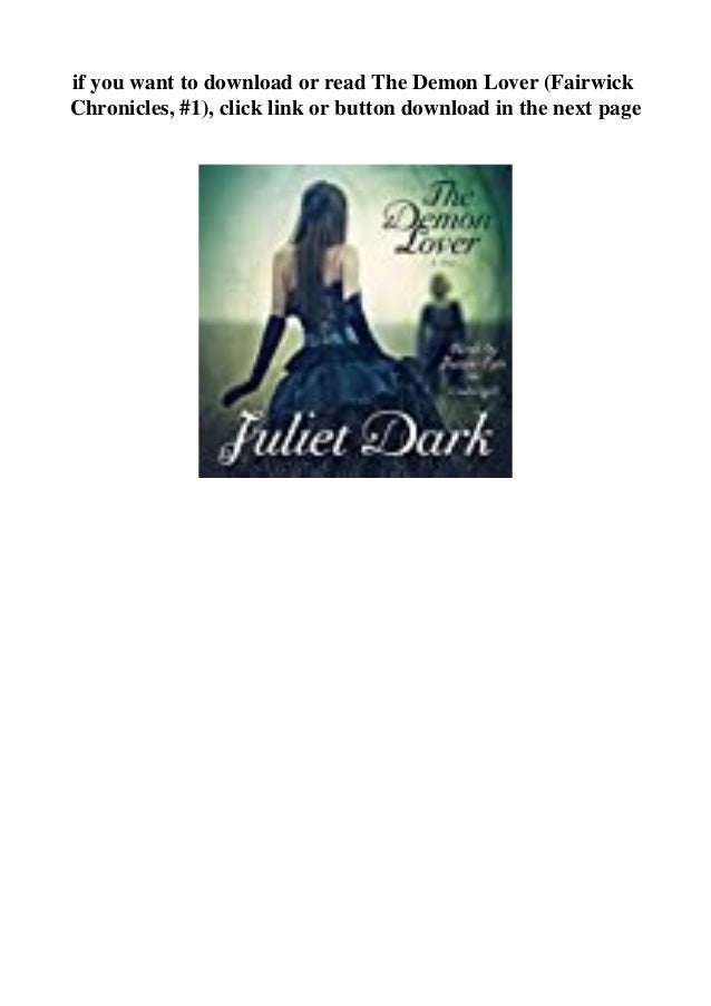 Read Online The Demon Lover Fairwick Chronicles 1 Pdf Ebook Ep