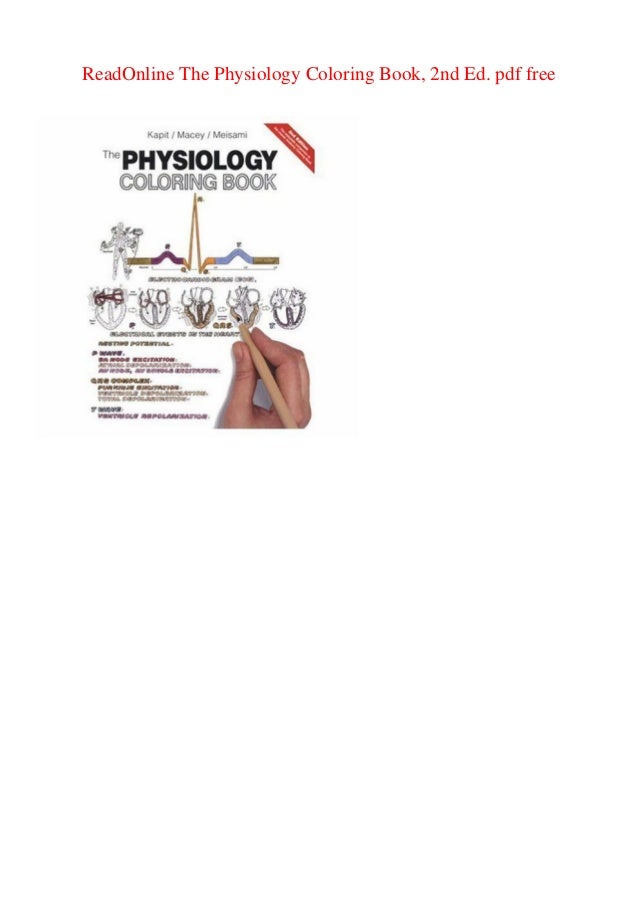 The Physiology Coloring Book 2nd Ed. pdf free