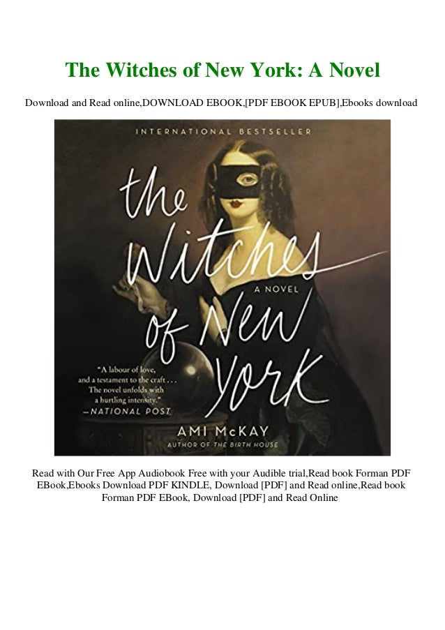 Readonline The Witches Of New York A Novel Full Pages