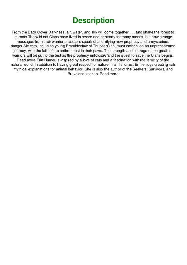 Read Online Warriors The New Prophecy Box Set Volumes 1 To 6 The Co