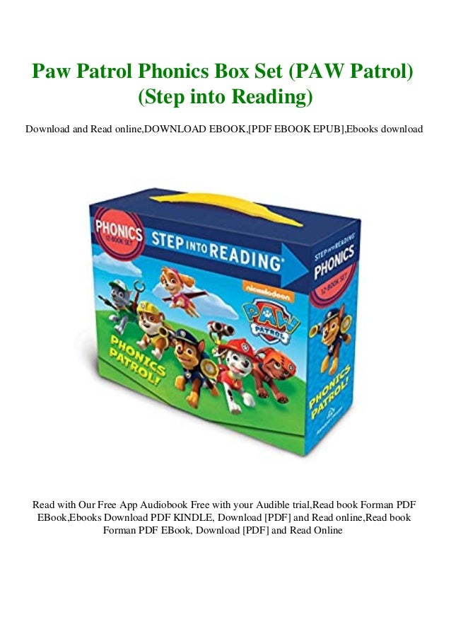 Read Paw Patrol Phonics Box Set Paw Patrol Step Into Reading Ebo