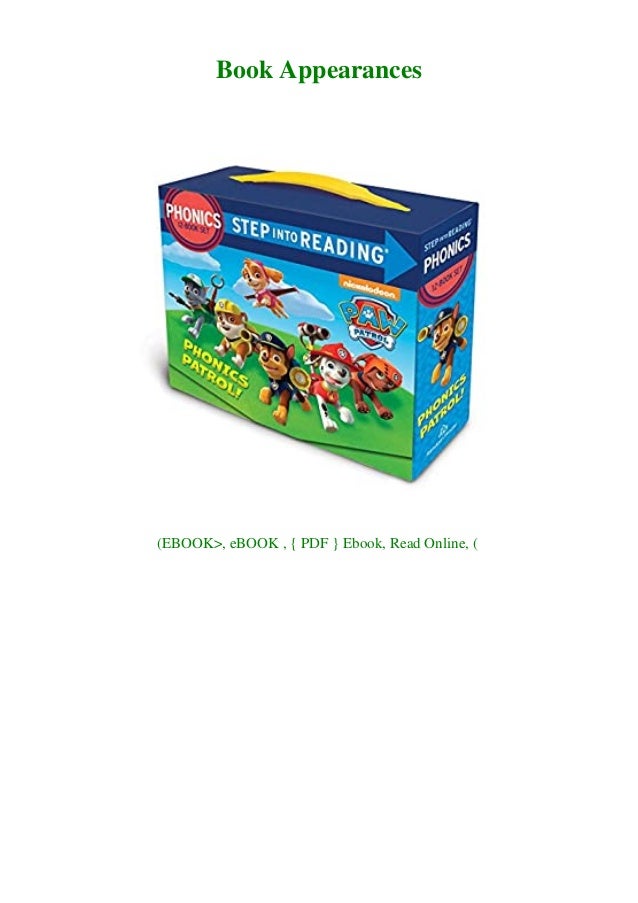 Read Paw Patrol Phonics Box Set Paw Patrol Step Into Reading Ebo