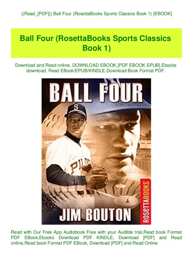 Read Pdf Ball Four Rosettabooks Sports Classics Book 1 Ebook