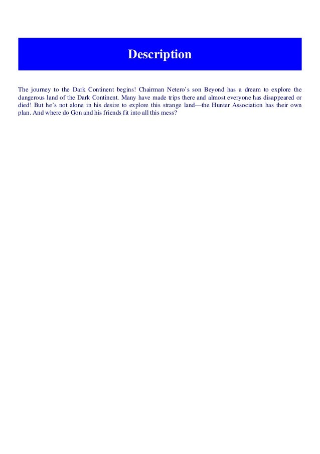 Read Pdf Epub Hunter X Hunter Vol 33 Threats Kindle Ebook Epub