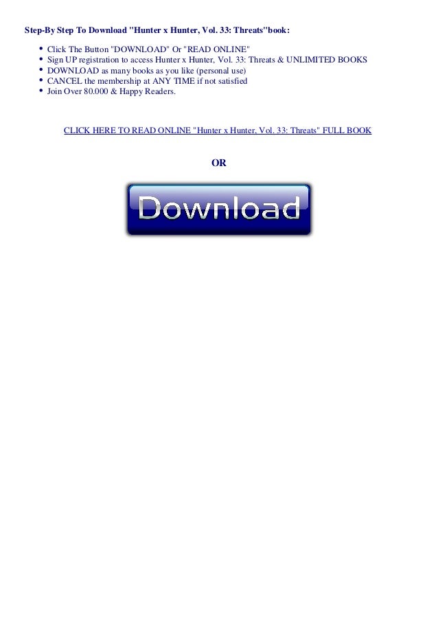 Read Pdf Epub Hunter X Hunter Vol 33 Threats Kindle Ebook Epub