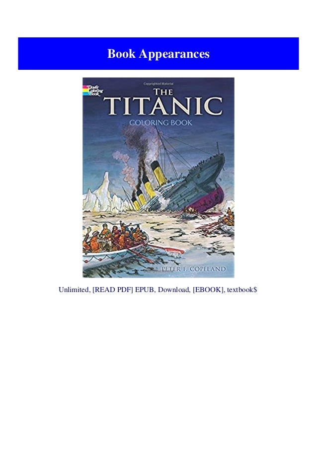 Download Read Pdf The Titanic Coloring Book Dover History Coloring Book