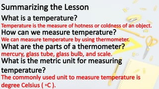 Reads and Measure Temperature Using Thermometer Degree Celsius.pptx