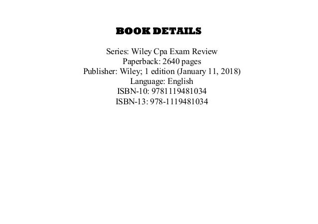 wiley cpa exam review 2019 complete set