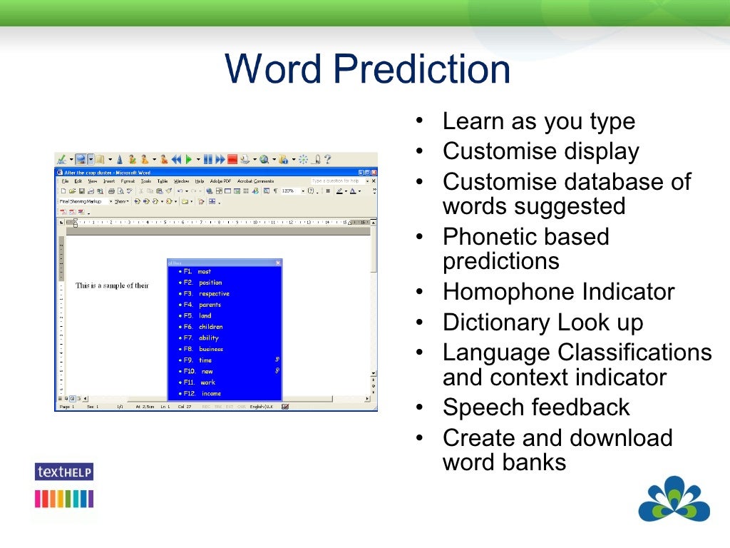 TextHelp Read&Write GOLD for Windows Handson