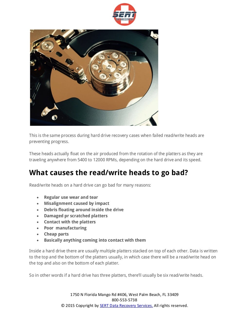 What Are Hard Drive Read/Write Heads?