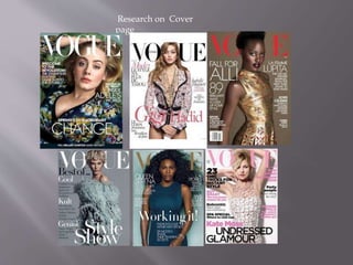 Research on Cover
page
 