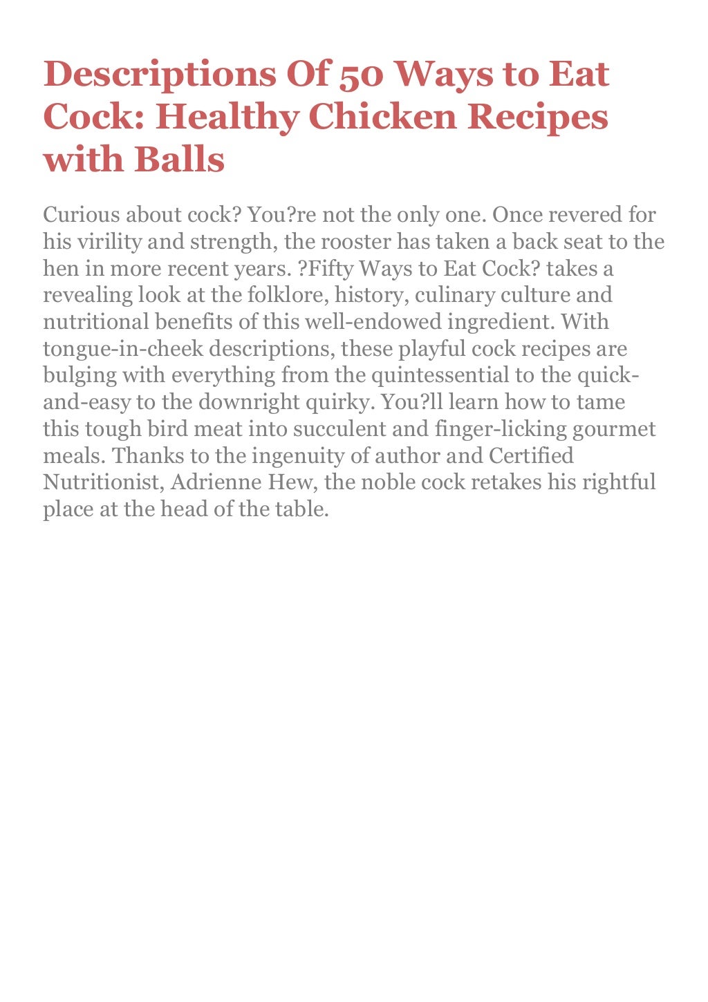 Ready For Download 50 Ways to Eat Cock Healthy Chicken Recipes with Balls