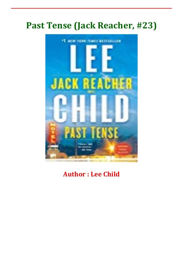 Get Lee Child Past Tense PNG