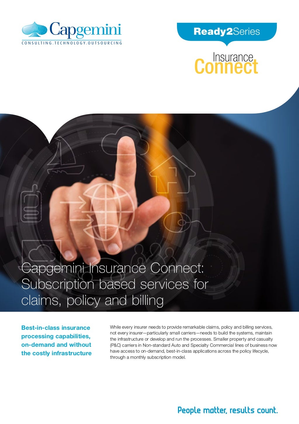 Capgemini Insurance Connect : Subscription based services for claims