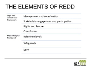 The elements of REDD