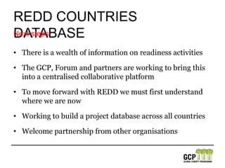 REDD+ in brazilTo date there are 16 ongoing activities in BrazilSeveral state-led activities, including:BolsaFlorestaProgramme launched in 2007 in the State of Amazonas MoU between California and the State of Acre as part of the Governor’s Climate and Forests Task ForceAround 10 REDD projectsJuma Reserve Project, CCBA approvedActivities