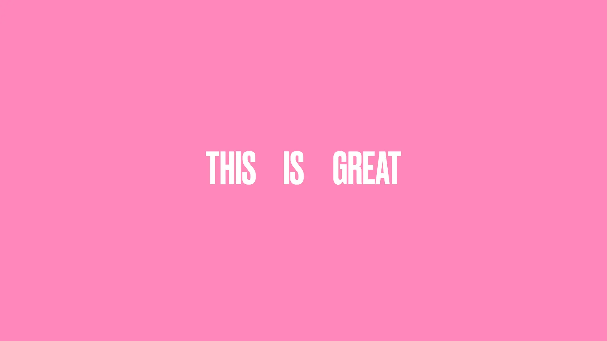 IS GREAT THIS 