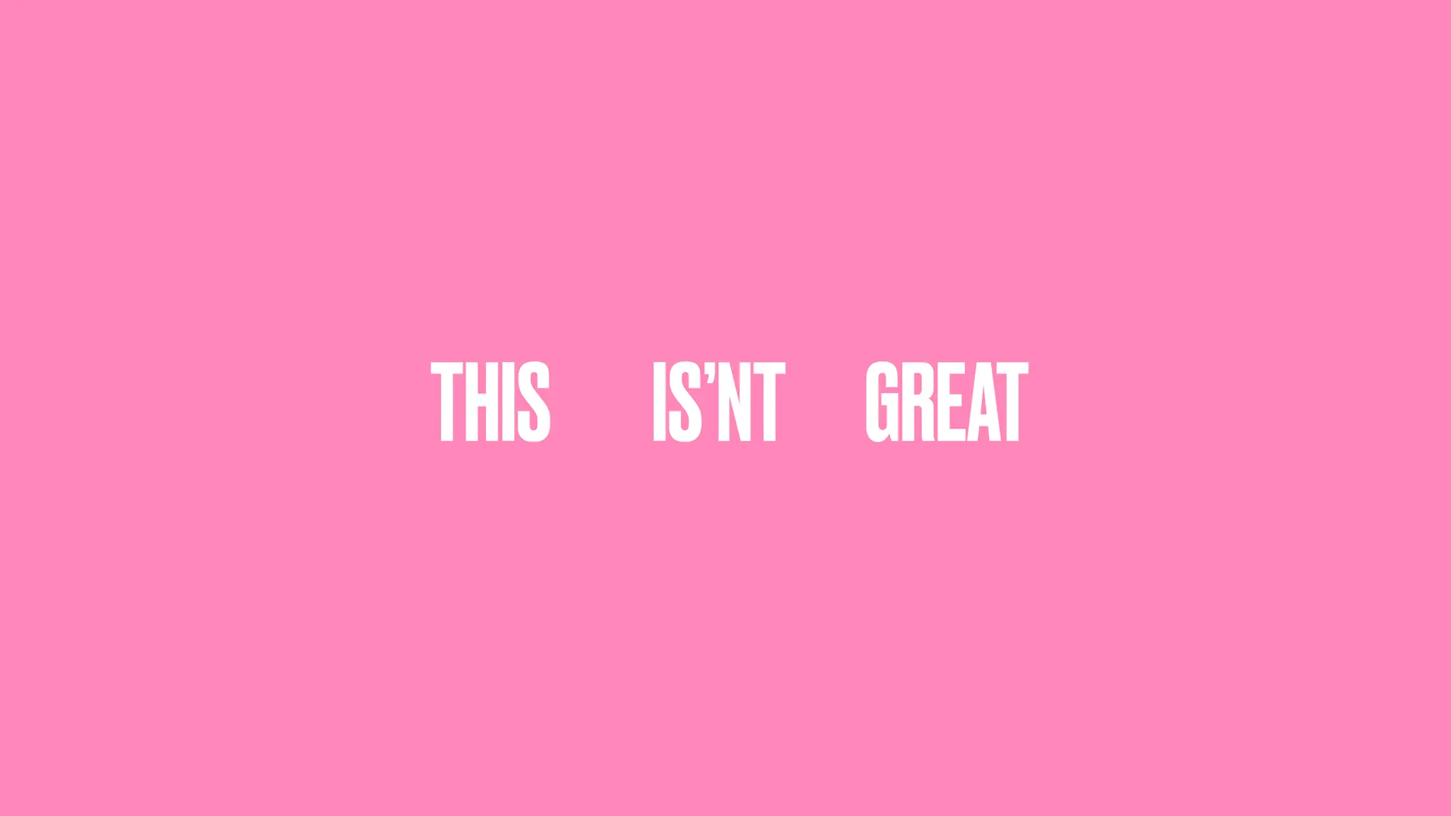 IS GREAT THIS ’NT 