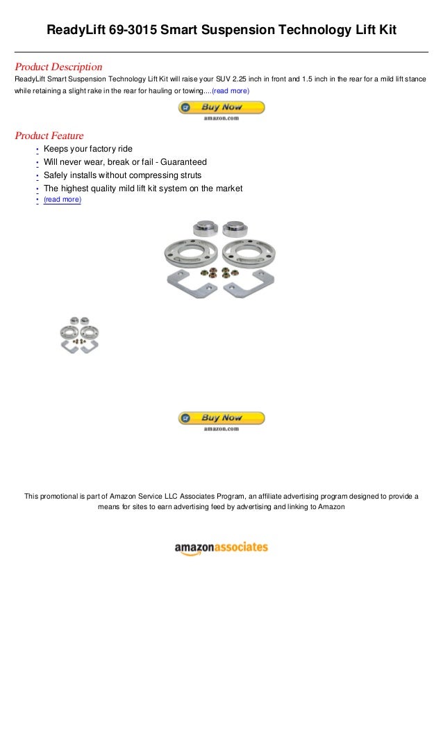 Ready lift 69 3015 smart suspension technology lift kit