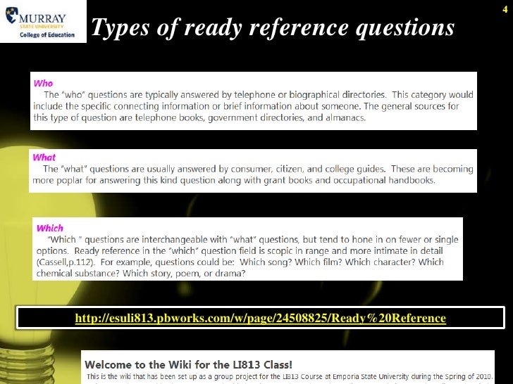 ready reference ready reference
