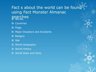 Ready Reference and Almanac- Fact Monster