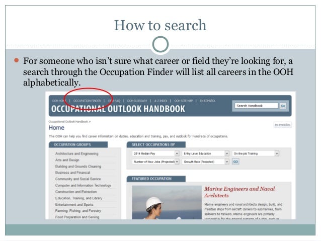 job outlook handbook