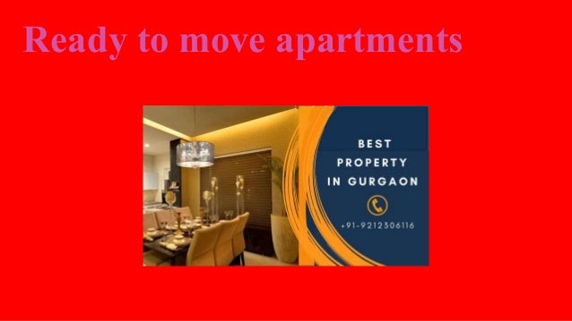 Ready to move apartments
 