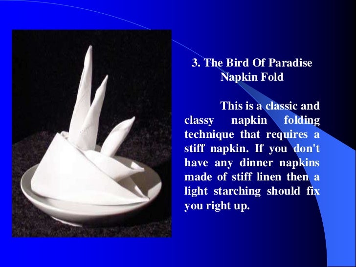 Table Napkin Folding